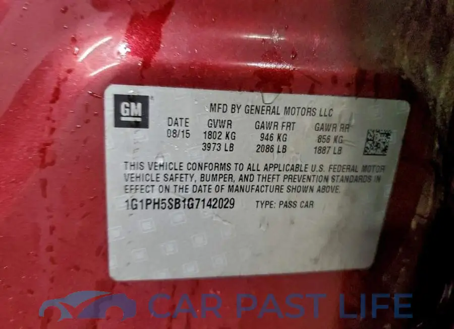 1G1PH5SB1G7142029# 12