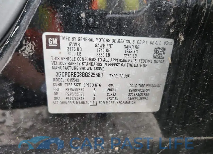 3GCPCREC8GG325580# 12
