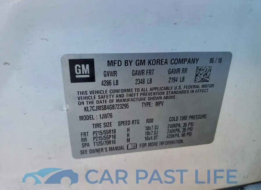 KL7CJMSB4GB723295# 12