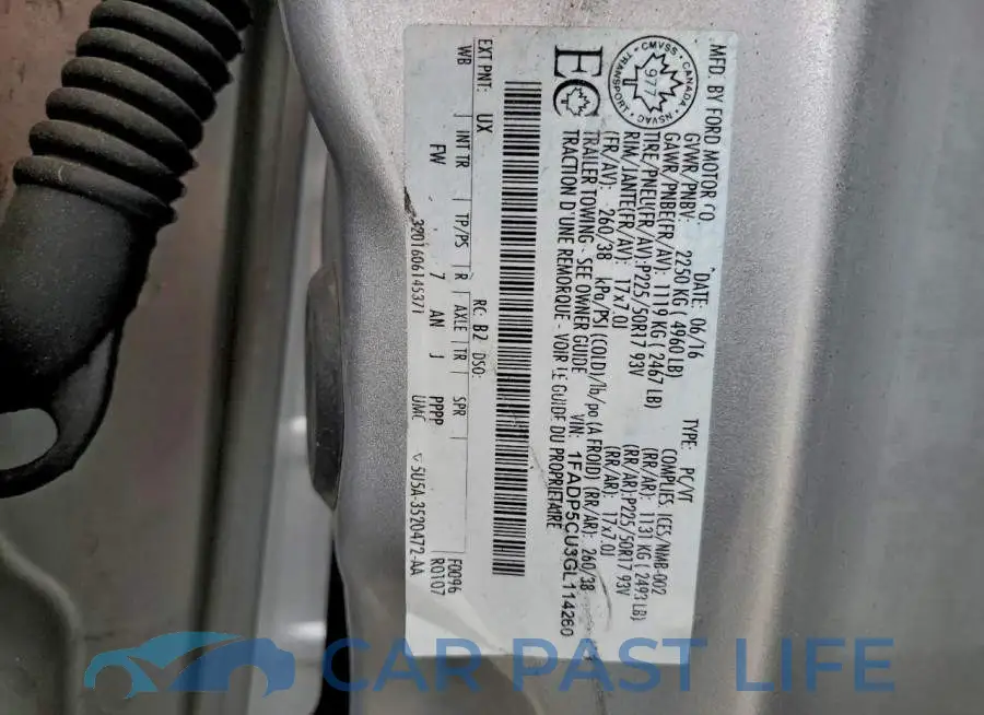 1FADP5CU3GL114260# 12