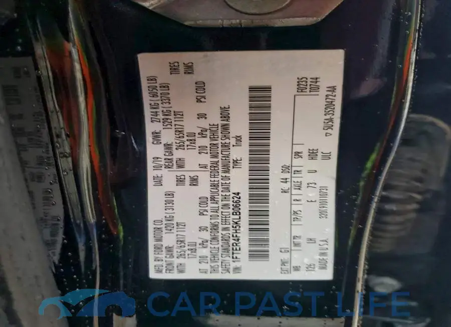 1FTER4FH5KLB06624# 12