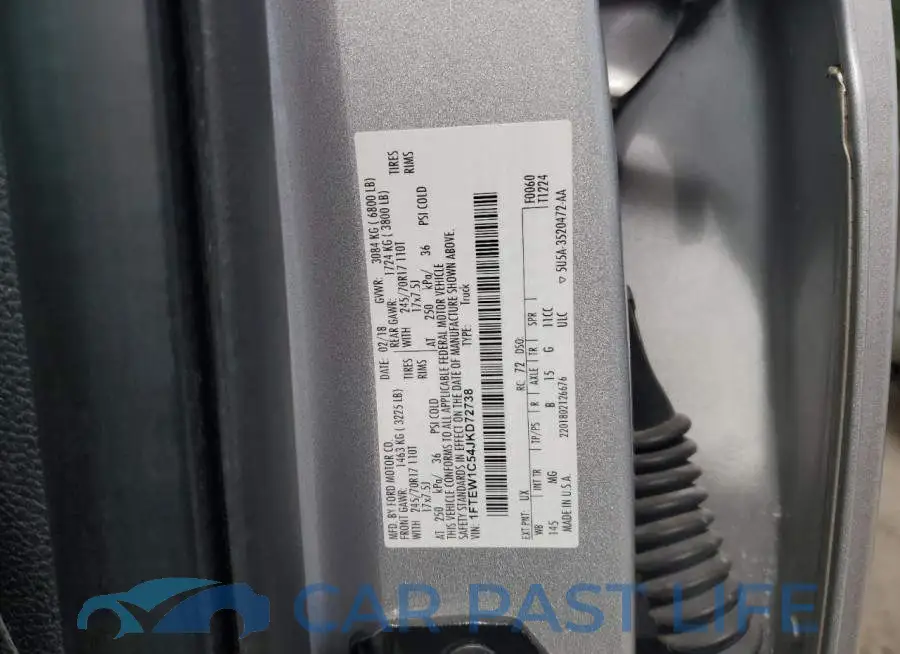 1FTEW1C54JKD72738# 12