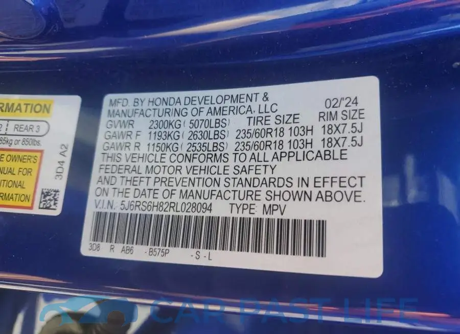 5J6RS6H82RL028094# 14