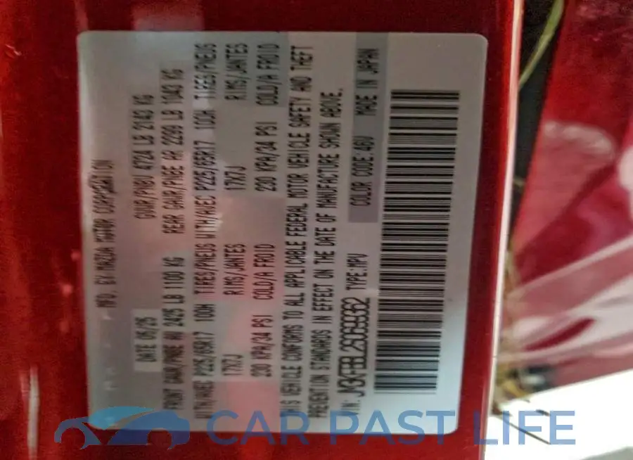 JM3KFBBL2S0699362# 13