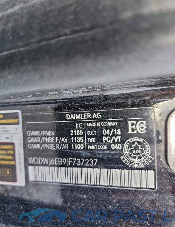 WDDWJ6EB9JF737237# 13
