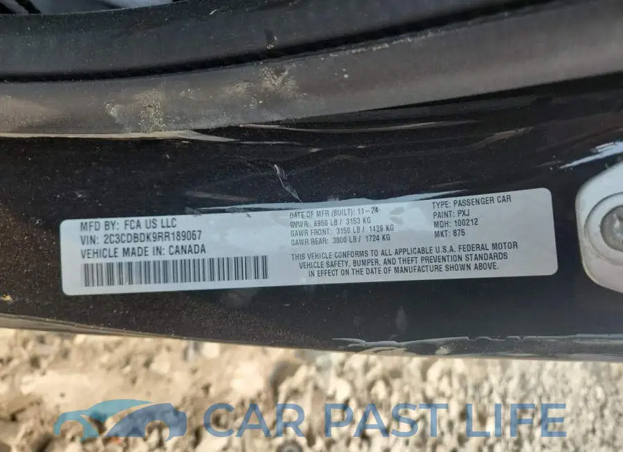 2C3CDBDK9RR189067# 13