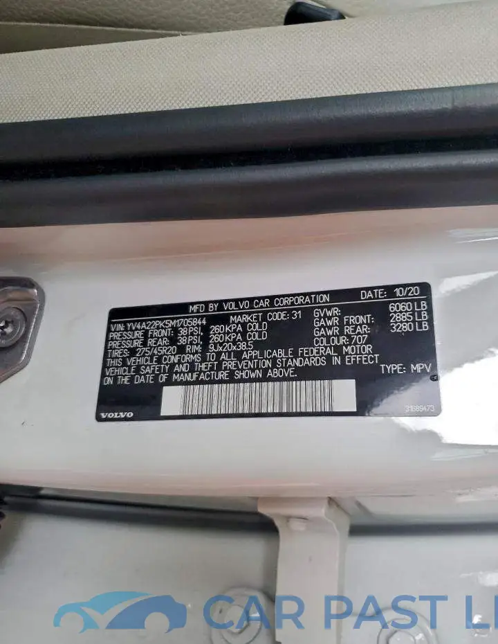 YV4A22PK5M1705844# 13