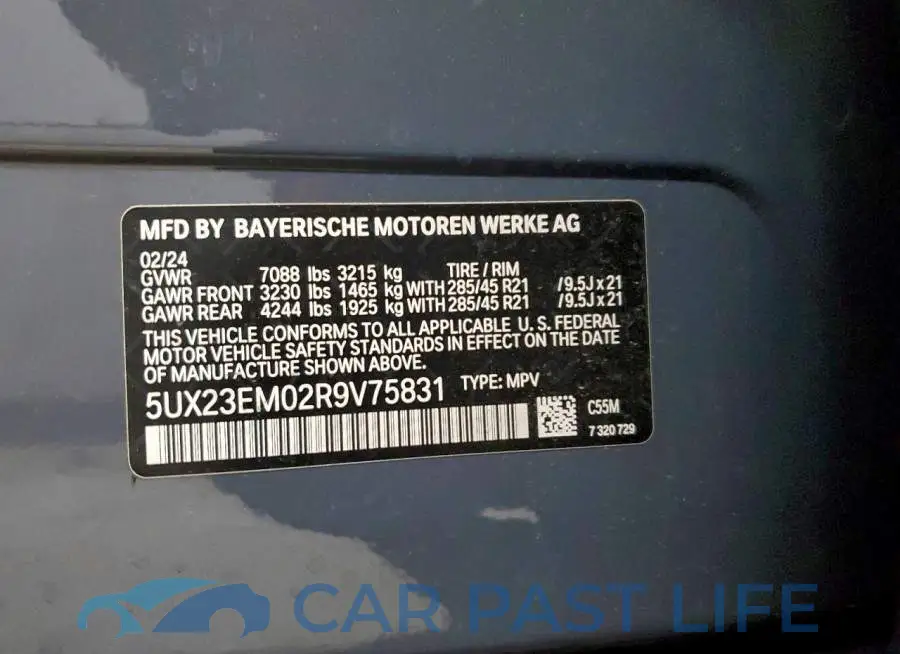 5UX23EM02R9V75831# 14
