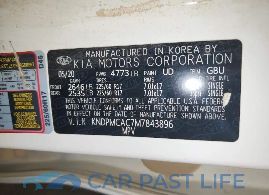 KNDPMCAC7M7843896# 13