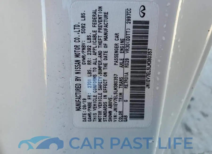 JN1EV7EL5LM380357# 12