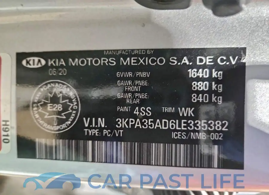 3KPA35AD6LE335382# 12