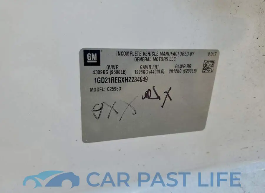 1GD21REGXHZ234049# 12