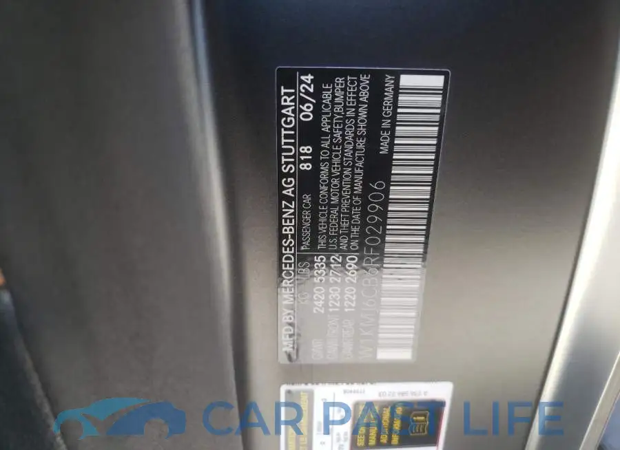 W1KMJ6CB6RF029906# 12