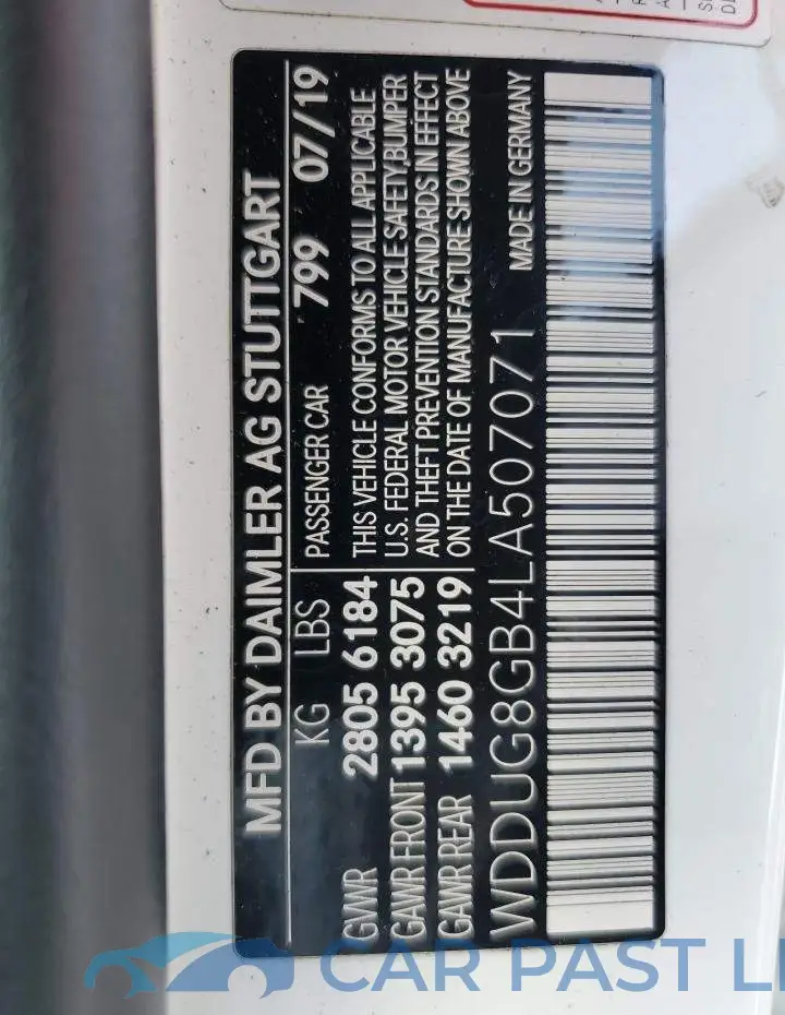 WDDUG8GB4LA507071# 12