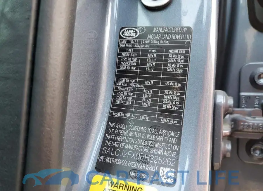 SALCJ2FX0PH325262# 14