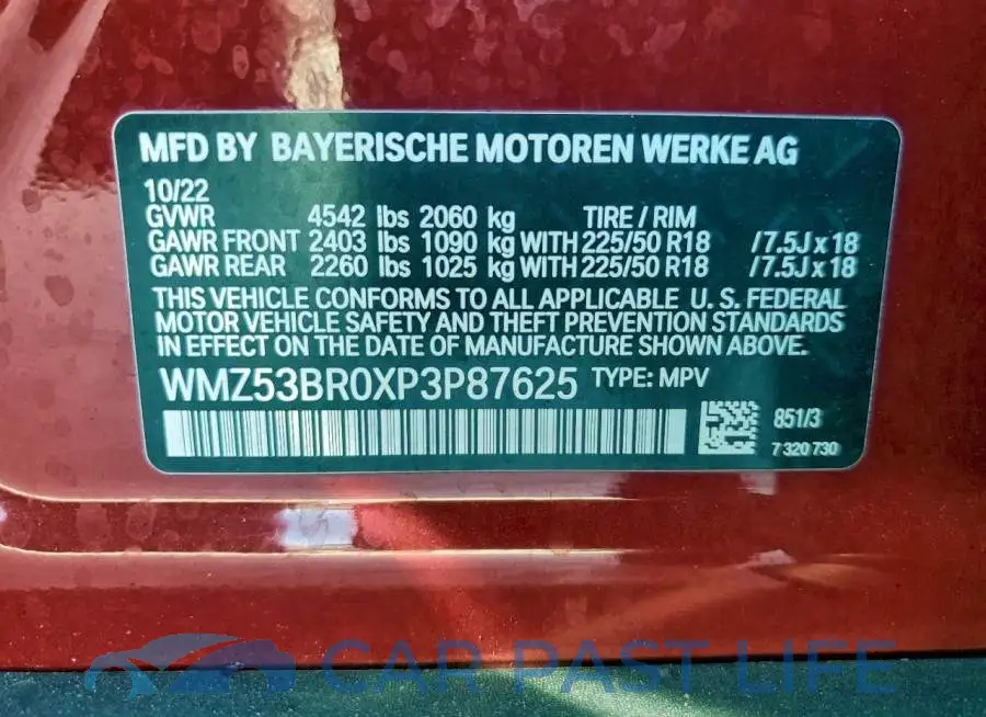 WMZ53BR0XP3P87625# 14