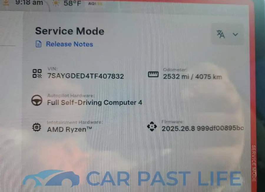 7SAYGDED4TF407832# 9