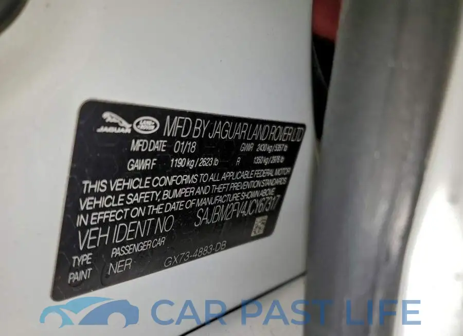 SAJBM2FV4JCY67317# 12