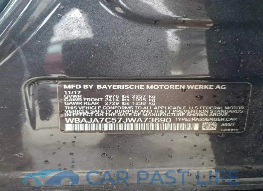 WBAJA7C57JWA73690# 12