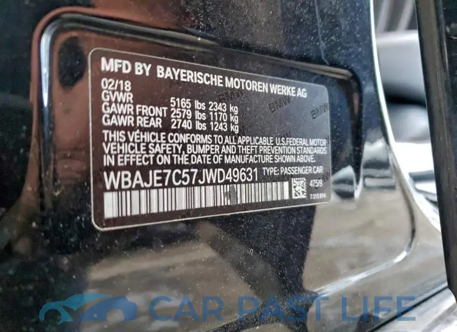 WBAJE7C57JWD49631# 12