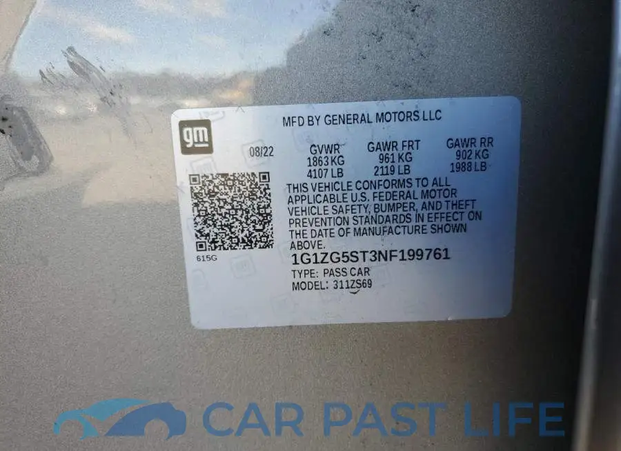 1G1ZG5ST3NF199761# 12