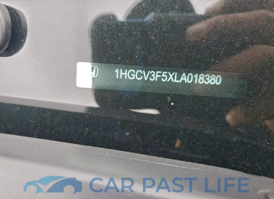 1HGCV3F5XLA018380# 12