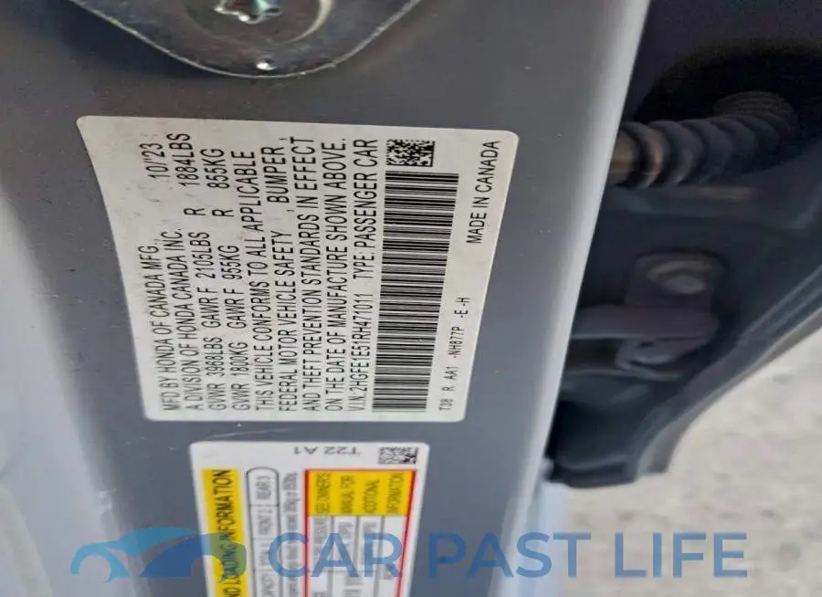 2HGFE1E51RH471011# 12