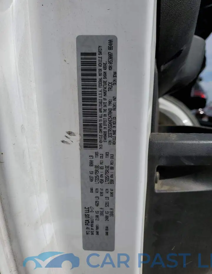 3C6TRVDGXHE547049# 13