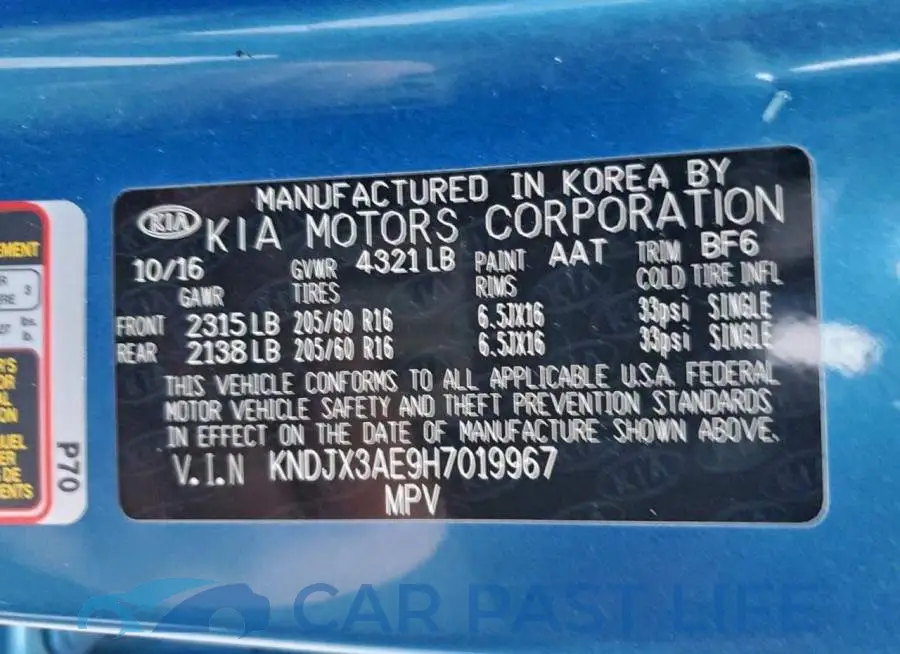 KNDJX3AE9H7019967# 12