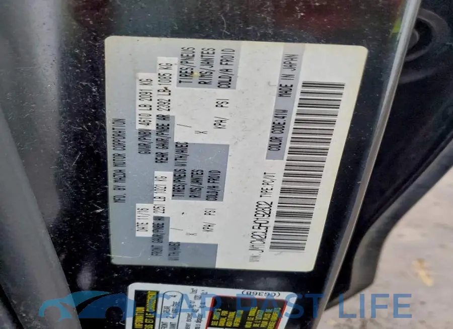JM1CW2CL5H0192802# 12