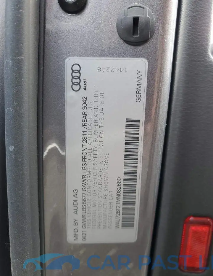 WAU72BF21MN082680# 12
