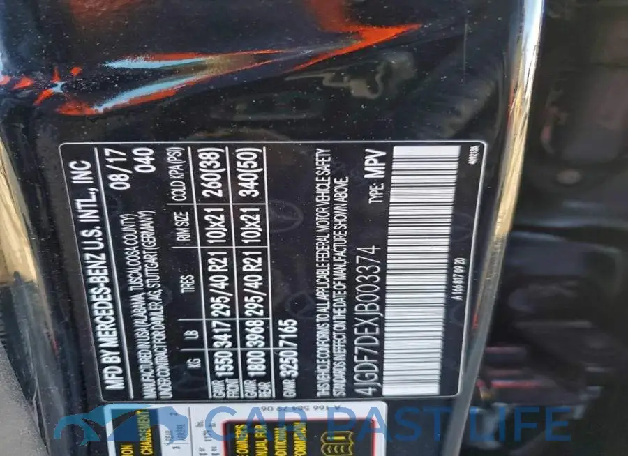 4JGDF7DEXJB003374# 13