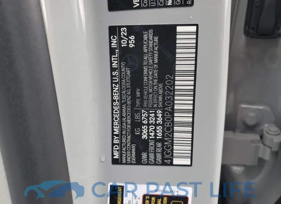 4JGGM2CB0PA032202# 13