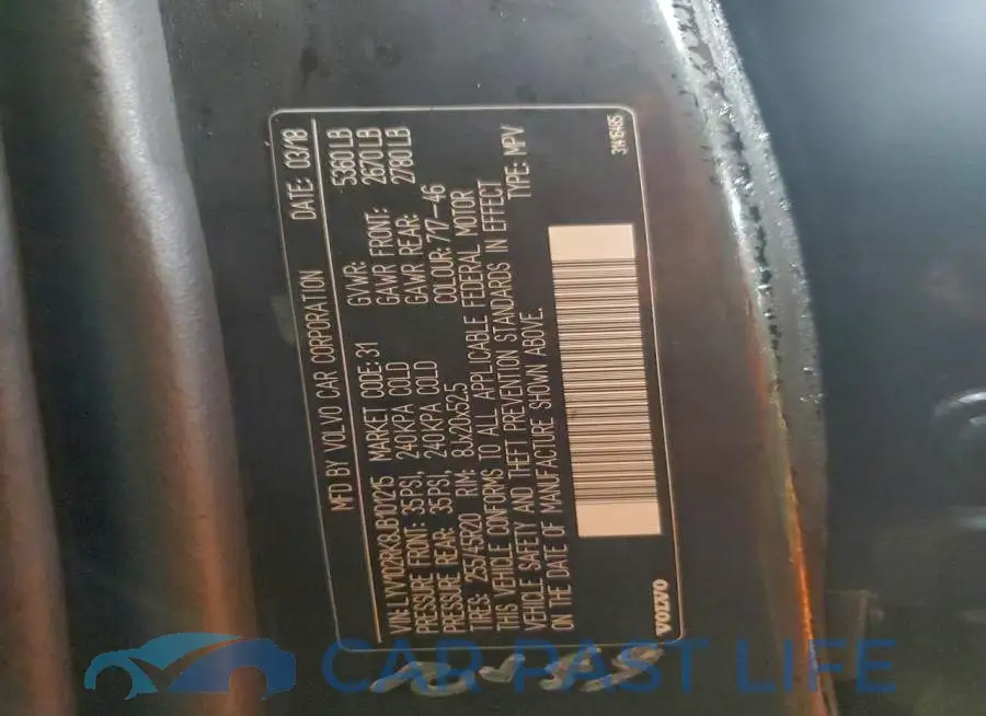 LYV102RK8JB101215# 13