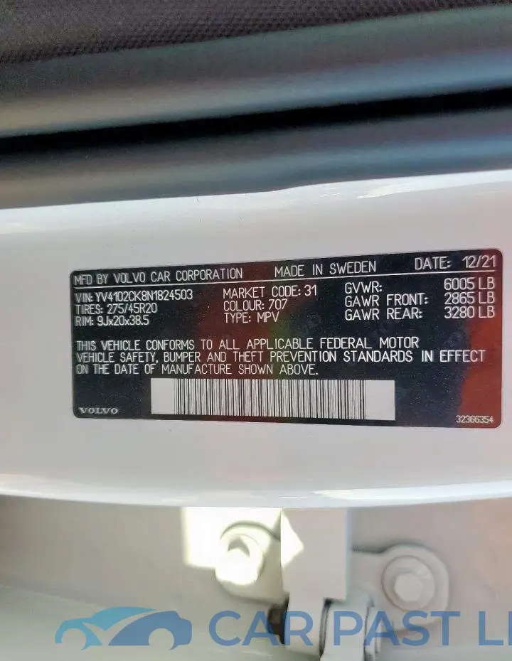 YV4102CK8N1824503# 14