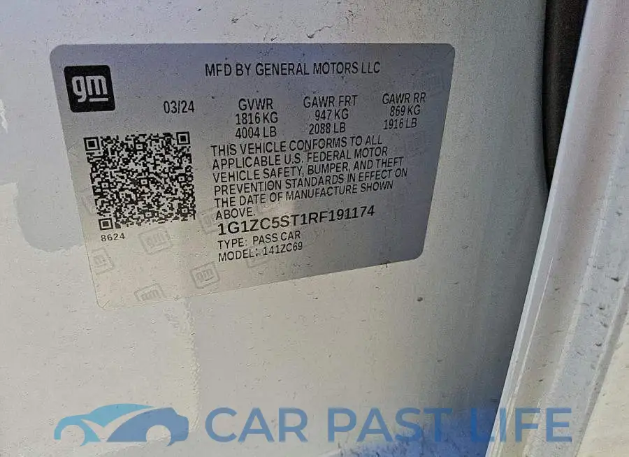 1G1ZC5ST1RF191174# 12