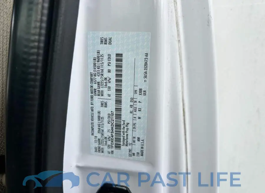 1FDXE4FS4KDC21107# 10
