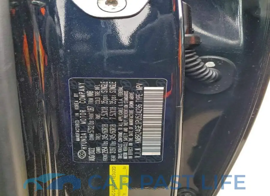 KM8R24GE1PU524296# 14