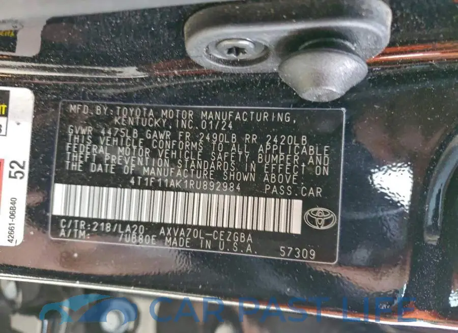 4T1F11AK1RU892984# 12