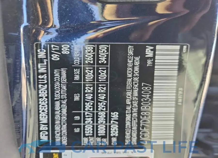 4JGDF7DE8JB034087# 13