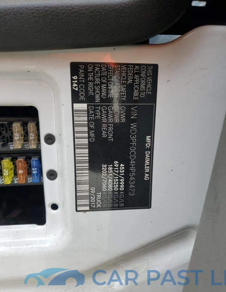 WD3PF0CD4HP543473# 13