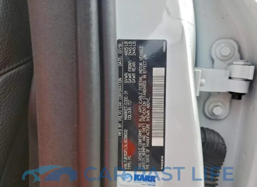 7JR102FL5LG038032# 12