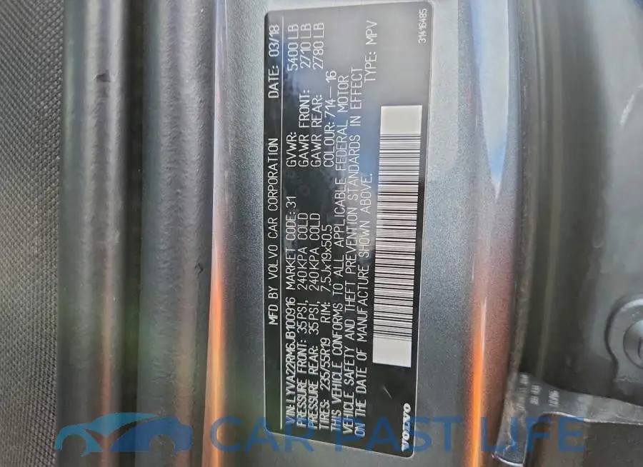 LYVA22RM6JB100916# 13