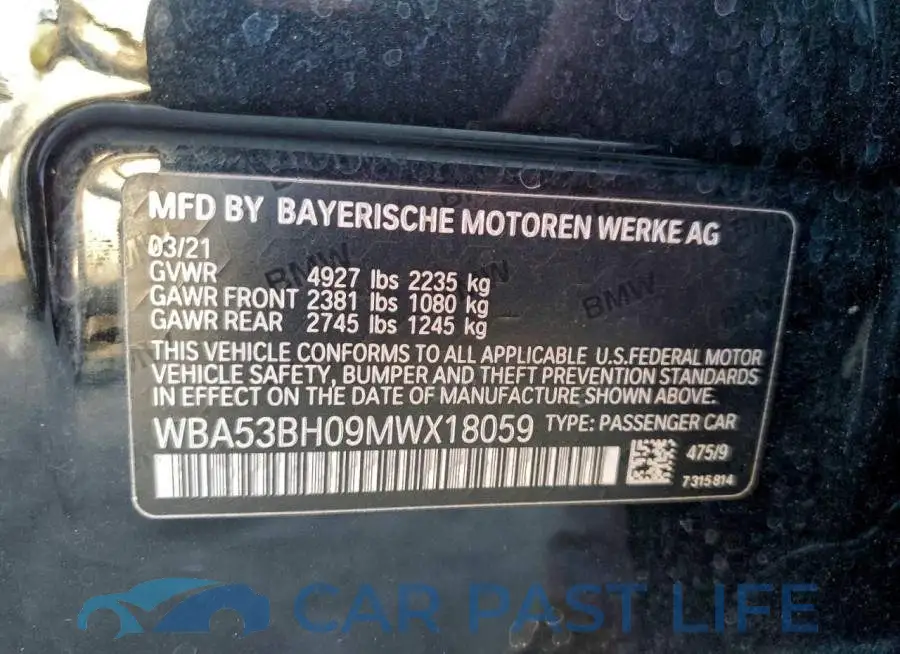 WBA53BH09MWX18059# 13