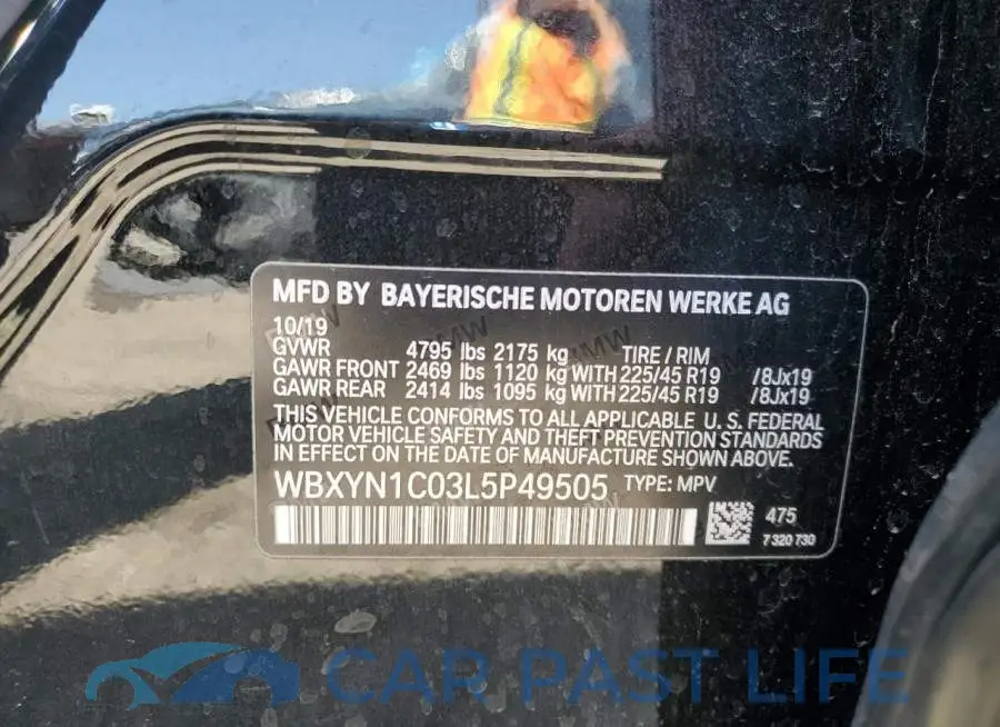 WBXYN1C03L5P49505# 12