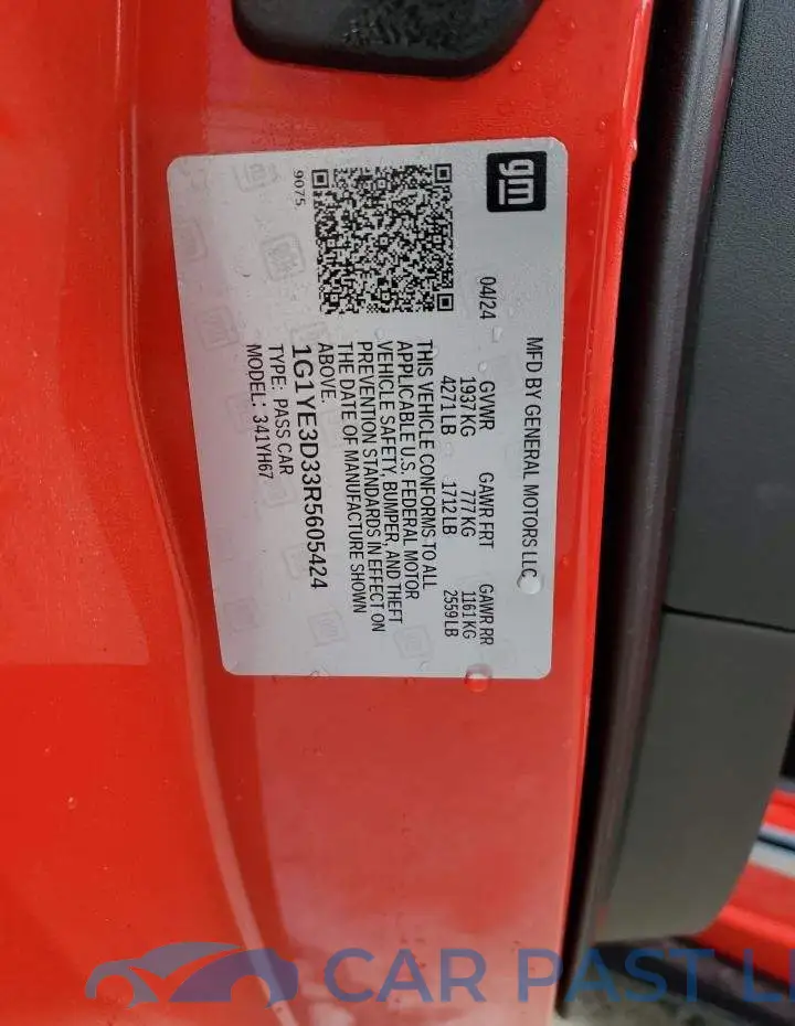 1G1YE3D33R5605424# 12
