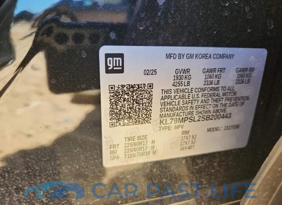 KL79MPSL2SB200443# 12