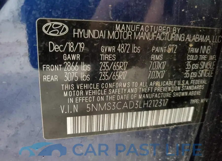 5NMS3CAD3LH212317# 13