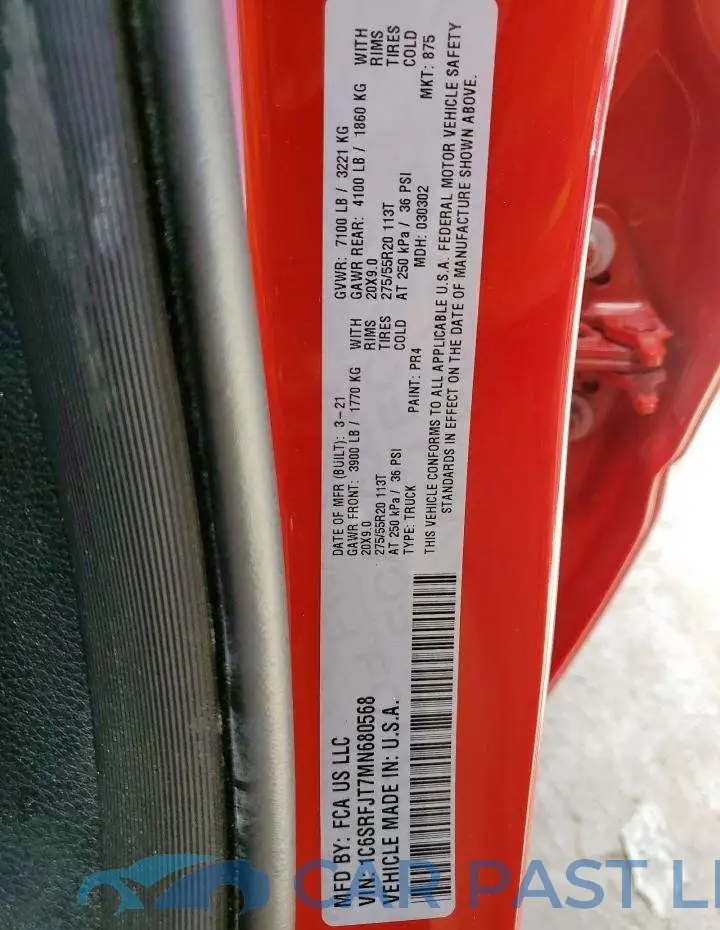 1C6SRFJT7MN680568# 12