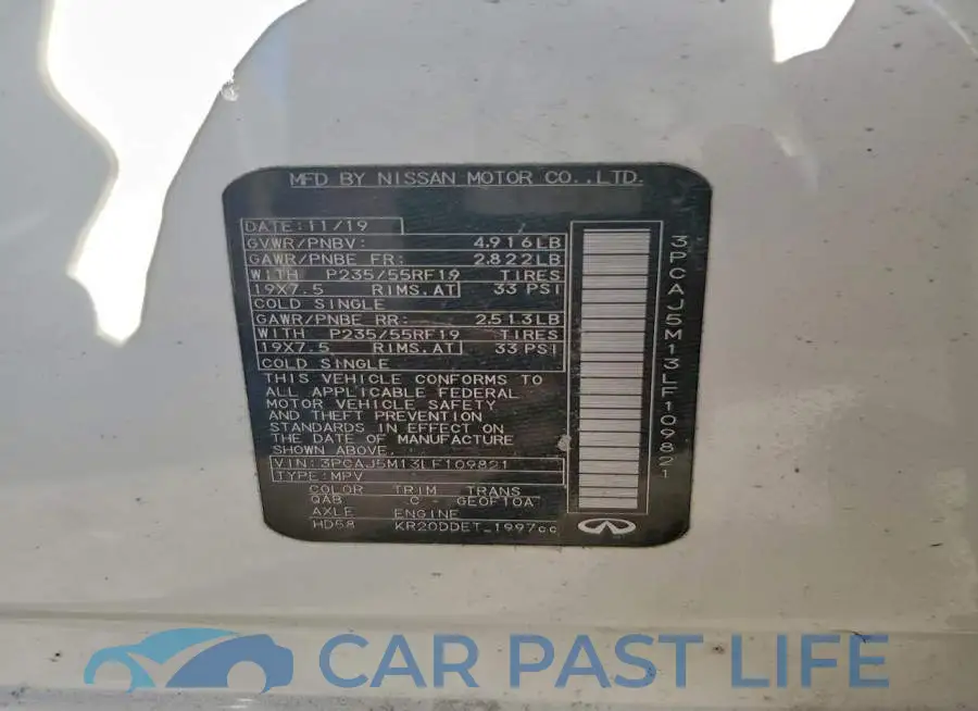 3PCAJ5M13LF109821# 13
